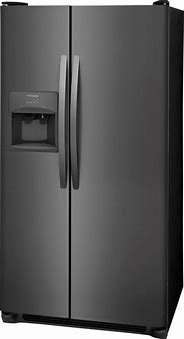 Image result for Frigidaire Black Stainless Top Mount Refrigerator