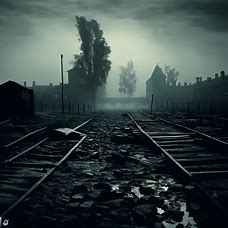 Visualize the aftermath of one of the most infamous death camps during the Nazi era, Auschwitz.