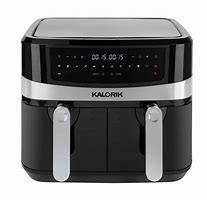 Image result for Kalorik 6 Q.T Air Fryer Oven In Black - Kalorik - Fryers - 6 Qt - Black