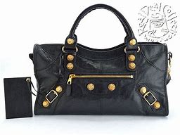 Image result for Balenciaga Gold and Black Tote