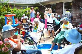 Image result for Senior Citizen Outdoor Party