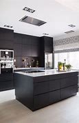 Image result for Small Kitchen with Black Appliances
