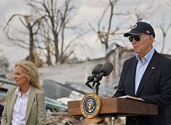 Image result for Biden Calls Tornado Hurricane