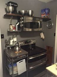 Image result for Microwave Shelf above Stove