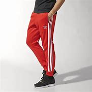 Image result for Red and White Adidas Pants