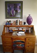 Image result for Wooden Writing Desk