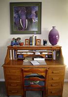 Image result for black wood writing desk