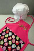 Image result for Personalized Kids Aprons - Junior Chef Design