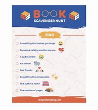 Image result for Book Scavenger Hunt for Kids