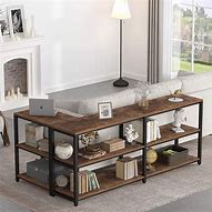 Image result for 55Xw20xd30xh Sofa Table with Storage