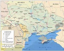 Image result for Ukraine Russian Border Map