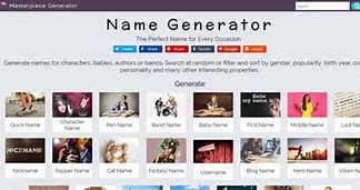 Image result for Online Name Generator