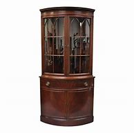 Image result for Corner China Cabinet with Glass
