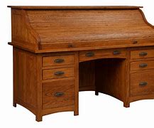 Image result for Amish Oak Roll Top Desk