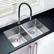 Image result for Double Kitchen Sink Size