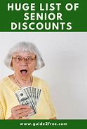 Image result for Senior Discount 55 List