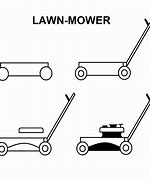 Image result for How to Draw a Riding Lawn Mower