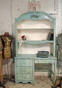 Image result for Shabby Chic Desk with Hutch