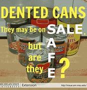 Image result for Food Safety Dented Can Poster