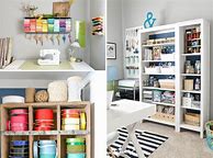Image result for Small Craft Room Organization Ideas