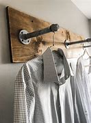 Image result for Homemade Pipe Clothes Rack