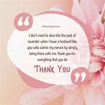 Image result for Thank You My Husband Quotes