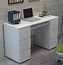 Image result for Modern High Gloss White Desk