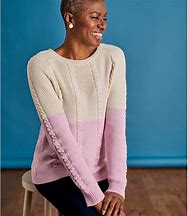 Image result for Cotton Cable Sweater