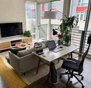 Image result for Home Office Apartment Desk Studio