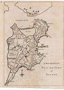 Image result for Old Map of Boston
