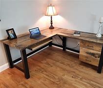Image result for Wooden Office Desk with Pertation