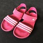 Image result for Red White and Blue Kids Adidas Sandals