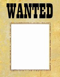 Image result for Wanted Poster Border Clip Art