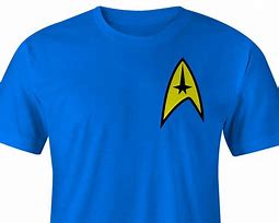 Image result for Star Trek Blue Shirt