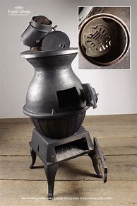 Image result for Cast Iron Pot Belly Stove
