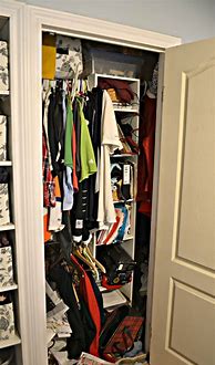Image result for Organizing Small Closet Space