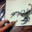 Image result for Symetrical Scorpion Drawing
