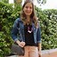 Image result for Dress with Denim Jacket Outfit