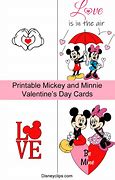 Image result for Mickey Mouse Valentine Card