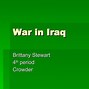 Image result for Iraq War Timeline