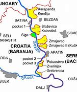 Image result for Serbia Croatia Border Dispute