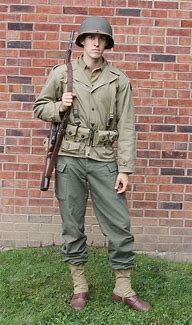 Image result for WW2 American Army Uniform