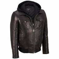 Image result for Black Rivet Men Leather Jacket