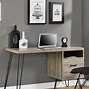 Image result for Light Grey Office Desk with Drawers