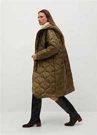 Image result for Long Quilted Coat