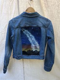 Image result for Hand Painted Denim Jackets