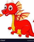 Image result for Cute Cartoon Red Dragon