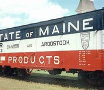 Image result for Bangor and Aroostook Boxcar