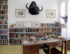 Image result for Writing Desk with Bookcase Hutch