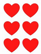 Image result for Love Heart Print Red